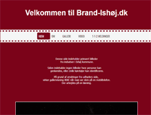 Tablet Screenshot of brand-ishoj.dk